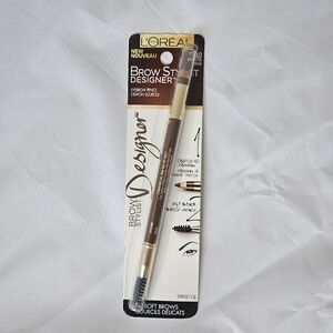 NWT Loreal Brow Stylist Designer Eyebrow Pencil Brunette 310